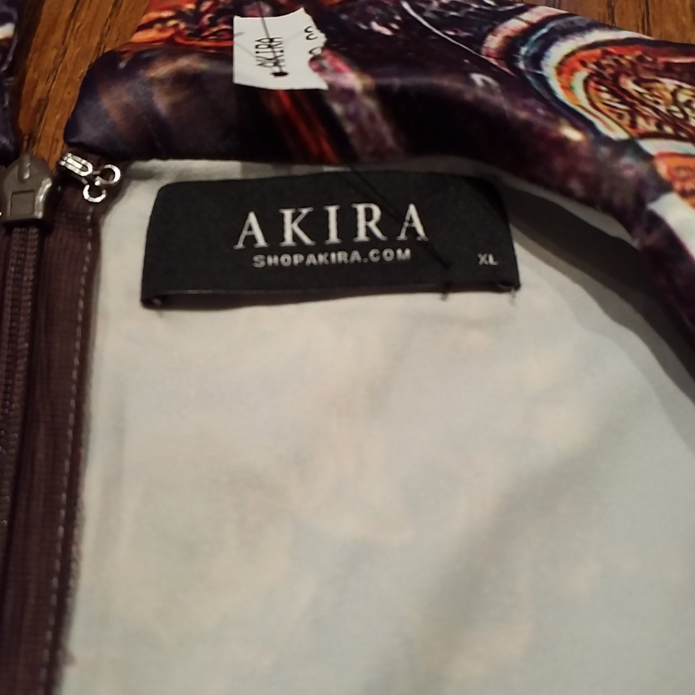 Akira Sexy Skirt Top One Piece Ruched Sides XL - Picture 8 of 8